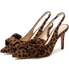 Bombas de salto alto Manoloshow Slingback para mulheres tamanho 7.5 Leopard Bombas de salto alto Manoloshow Slingback para mulheres tamanho 7.5 Leopard