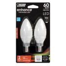Bombilla de Filamento LED FEIT Electric E12 Blanco Suave 60W