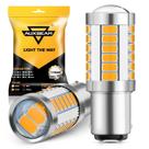 Bombillas LED Auxbeam 1157 2357 Ámbar Amarillo 12V Paquete de 2 Bombillas LED Auxbeam 1157 2357 Ámbar Amarillo 12V Paquete de 2