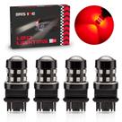 Bombillas LED BRISHINE 3157 3156 3057 4057 3157K Rojo Súper Brillantes