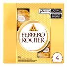 Bombom Ferrero Rocher 4 unidades Bombom Ferrero Rocher 4 unidades
