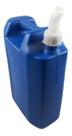 Bombona Galão Gasolina 12 Lts Azul Com Tampulho E Bico Cipla