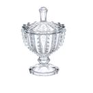 Bomboniere Baleiro Potiche De Vidro Com Pé Decorativo 15cm