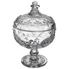 Bomboniere Classica em Cristal Transparente Base e Puxador