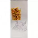 Bomboniere copo (material: PS cristal) Tampa e base dourada - Havetec