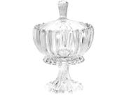 Bomboniere de Cristal com Tampa Wolff - Geneva