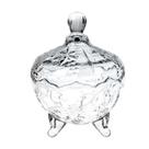 Bomboniere De Vidro 550ml 18x14cm Grande Decoração Cristal