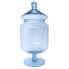 Bomboniere de Vidro Com Tampa e Pé Ø30x14cm Vidro. Bomboniere de Vidro Com Tampa e Pé Ø30x14cm Vidro.