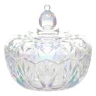 Bomboniere De Vidro Madri Furta Cor 700 Ml Com Tampa Decorativa Baleiro Potiche Para Doces Centro De Mesa Em Casa Tem