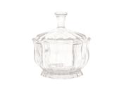 Bomboniere de Vidro Relevo 240 ML - 11 x 10 cm -