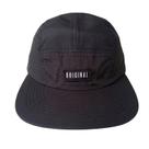 Boné 5 Panel Preto Original Impermeável À Prova Dágua Poliéster Boné 5 Panel Preto Original Impermeável À Prova Dágua Poliéster