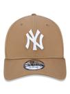 Bone 9forty aba curva ajustavel mlb new york yankees basic kaki aba curva snapback kaki new era