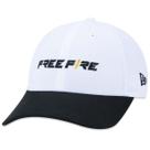 Boné Aba Curva Free Fire Branco Ajustável Fit 9Forty