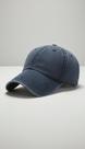 Boné Aba Curva Jeans Liso Desbotado Praia Dad Hat Azul-escur Boné Aba Curva Jeans Liso Desbotado Praia Dad Hat Azul-escur