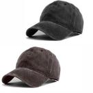 Boné Aba Curva Sarja Lavado Liso Old Desbotado Praia Dad Hat 2 Unidades