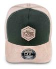 Boné Aba Curva Snapback Trucker Redinha Telinha Cinza