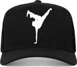 Boné aba curva trucker capoeira luta lutador capoeirista mestre