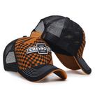 Boné Aba Curva Trucker Logo Chevrolet Modelo Carro Masculino