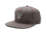 Boné Aba Reta Marrom Café Boss Money Patch Triangular Premium Ajustável Casual
