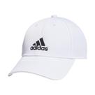 Boné adidas Contract Structured ajustável para homens branco/preto