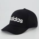 Boné Adidas Logo Linear Cap Preto e Branco