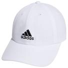 Boné adidas Relaxed Adjustable Fit Unissex para crianças branco/preto