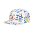 Boné Ajustável Unissex Preto E Branco Com Estampa De Grafite Hip-Hop Para Primavera E Outono, Chapéu
