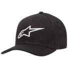 Bone Alpinestars Ageless Curve Ag Preto Branco -
