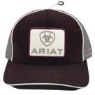 Boné Ariat Vinho Logo Branco Tamanho:Unico