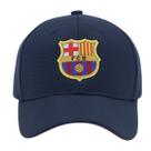 Boné Barcelona Etiqueta Frontal Marinho Licenciado Supercap