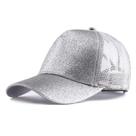 Boné Baseball Glitter Shine Malha Respirável Ajustável Luke Sports Cor:Prata