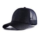 Boné Baseball Glitter Shine Malha Respirável Ajustável Luke Sports Cor:Preto