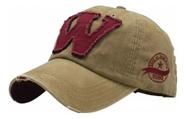 Boné Baseball Vintage W Original Aba Curva Algodão Lavado Luke Sports -