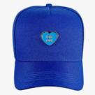 Boné BLCK Brasil Aba Curva Snapback Coração Love Funk Metal