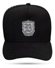 Boné Blck Brasil Snapback Nobuck Zero Um Shield Boné Blck Brasil Snapback Nobuck Zero Um Shield