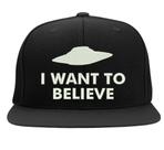 Boné Bordado - Alien Ovni Ufo Want To Belive Passado Ceu Sky