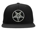 Boné Bordado Baphomet Pontas Lucifer Satan