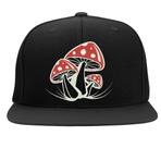 Boné Bordado - Cogumelo Mushroom Alice Psy Amanita