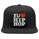 Boné Bordado - Eu Amo Hip Hop