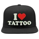 Boné Bordado - I Love Tattoo Eu amo Tatuagem