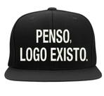 Boné Bordado - Penso Logo Existo Frases Pensadores Street