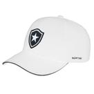 Boné Botafogo Aba Curva SuperCap Bordado escudo - Branco