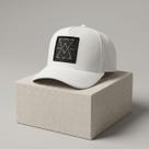 Boné Branco Aba Curva Trucker Strapback Bordado Premium Cap Young Original Masculino