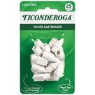 Boné branco Eraser Ticonderoga, vinil macio, 25 unidades, 6 pacotes
