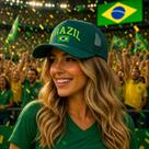 Boné Brasil Brasileira Telinha Unissex Use Young Time Torcida Brasileira