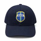 Boné Brasil SuperCap Brasão Símbolo Aba Curva Azul Oficial Tamanho:ÚnicoCor:Azul Boné Brasil SuperCap Brasão Símbolo Aba Curva Azul Oficial Tamanho:ÚnicoCor:Azul
