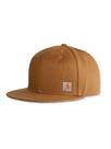 Boné Carhartt Firm Duck Flat Brim para homem Carhartt Brown
