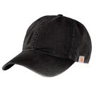 Boné Carhartt masculino de lona de algodão preto