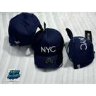 boné chapeu destroid NYC New York City fitão rasgadinho