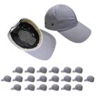 Bone com Capacete EPI Kit 20 Uni Obra Construcao Seguranca Casquete Reparo Conserto Trabalho Protecao Resistente